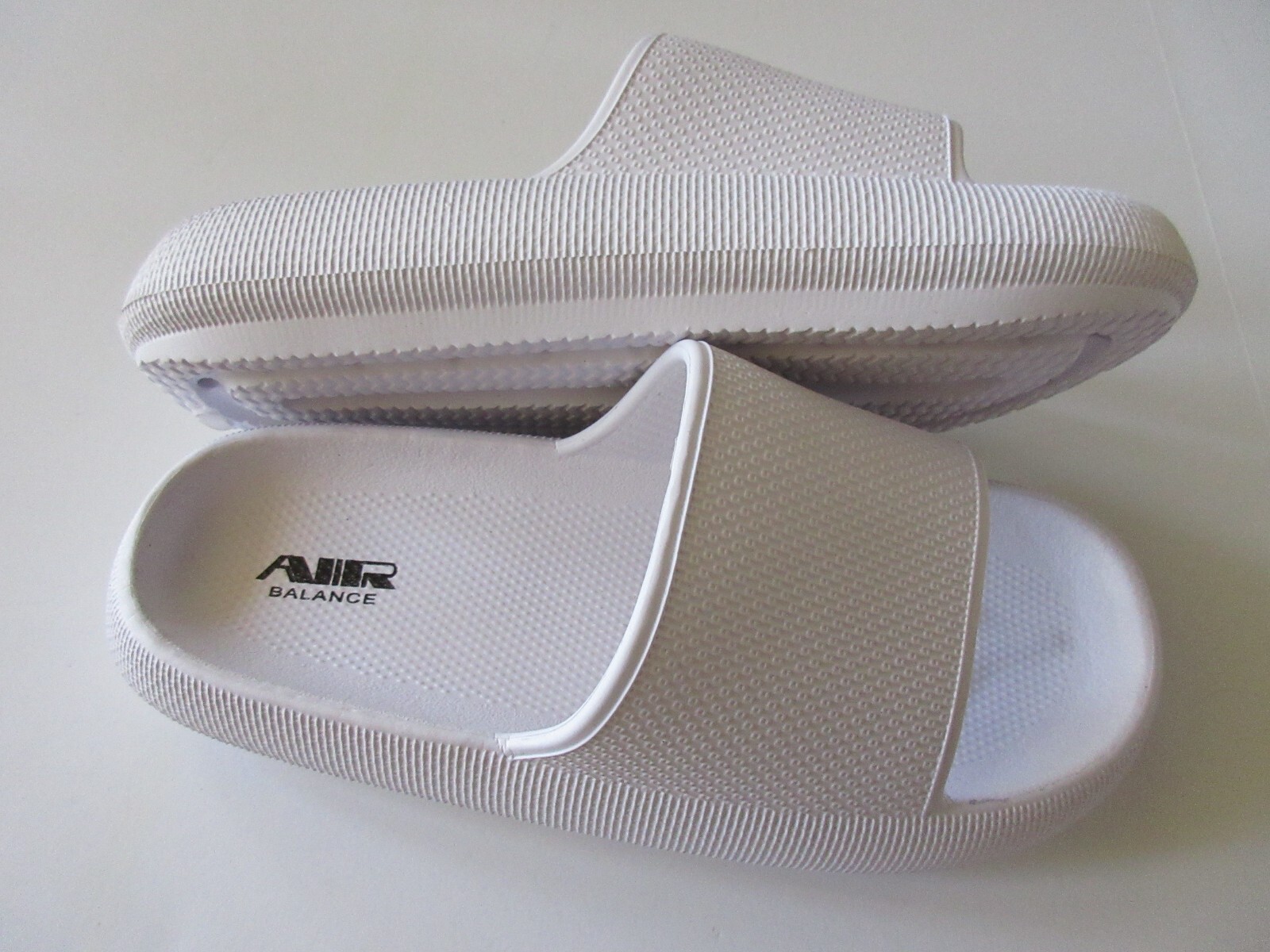 Casual Women’s Comfortable PVC Slide Sandal White Color Variety Of Sizes New