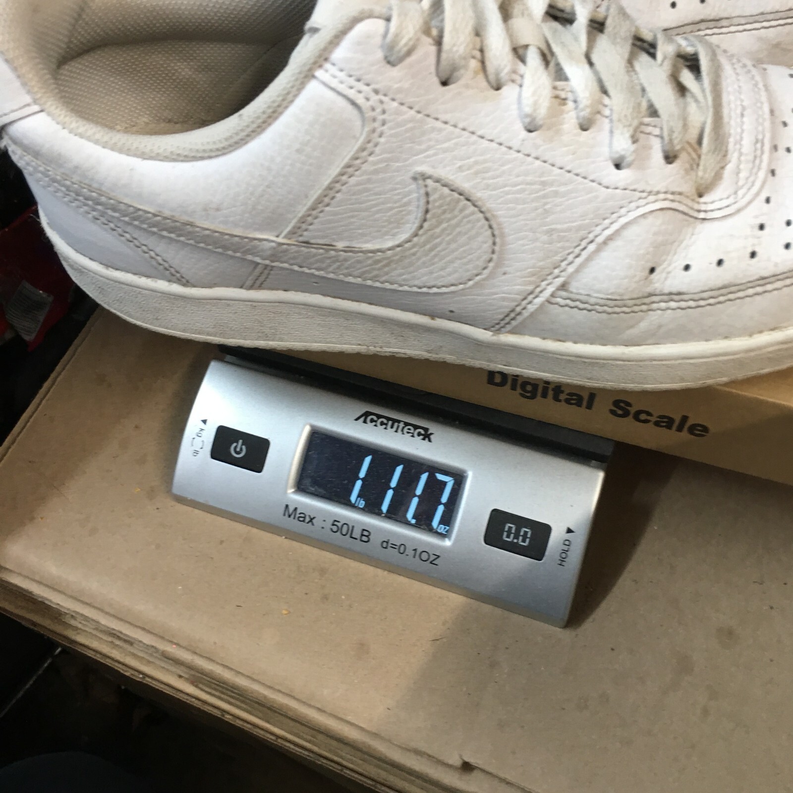 Nike Shoes Womens 10 Court Vision Low Sneakers White Lace Up Comfort CD5434-100
