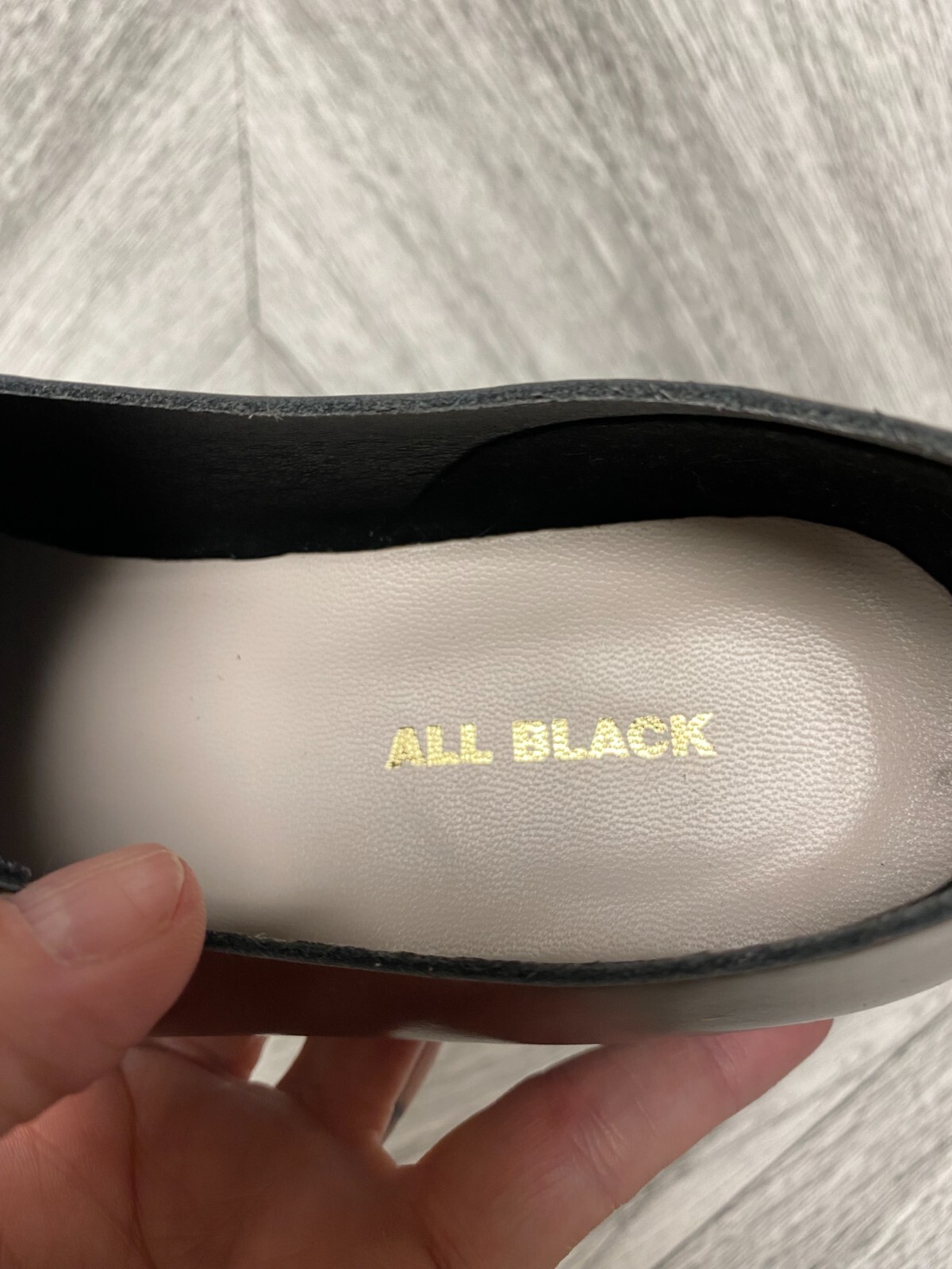 All Black Womens Black Silver Leather Colorblock Tassel Oxford Slip-On Shoes 36