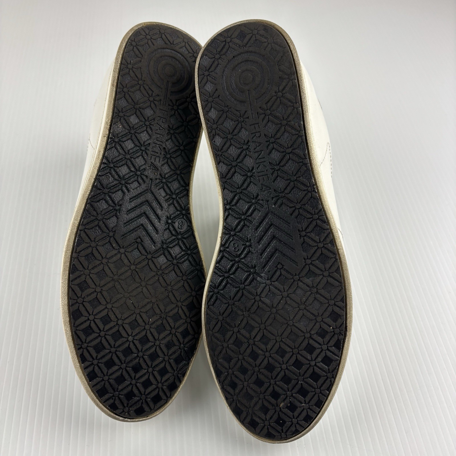 Frankie4 Jackie III Size 8 White Leather Comfort Shoes Designed In Australia
