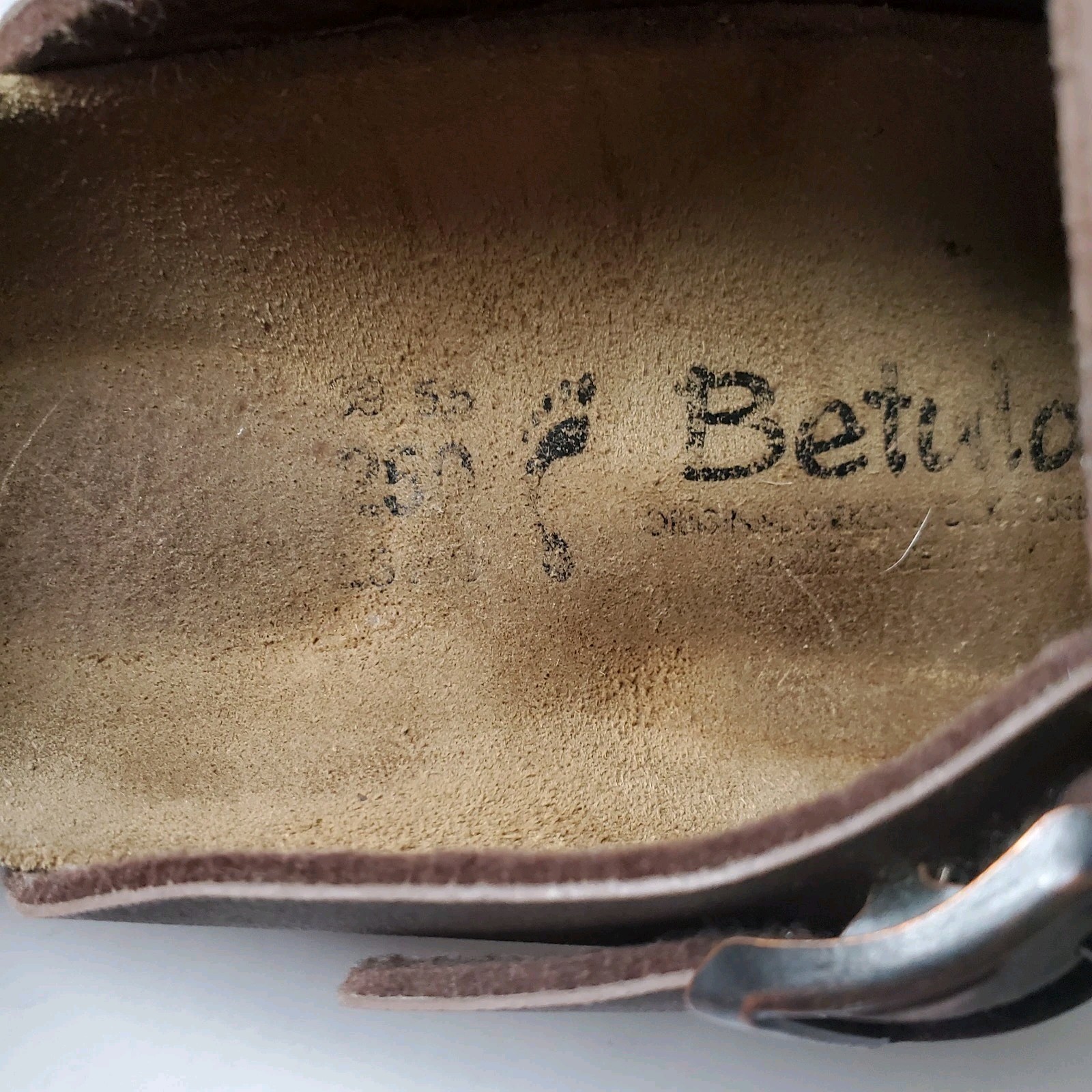 *Wear Birkenstock Betula Mocha Leather Clog Size 8 Ladies Men 6 Anatomic Footbed