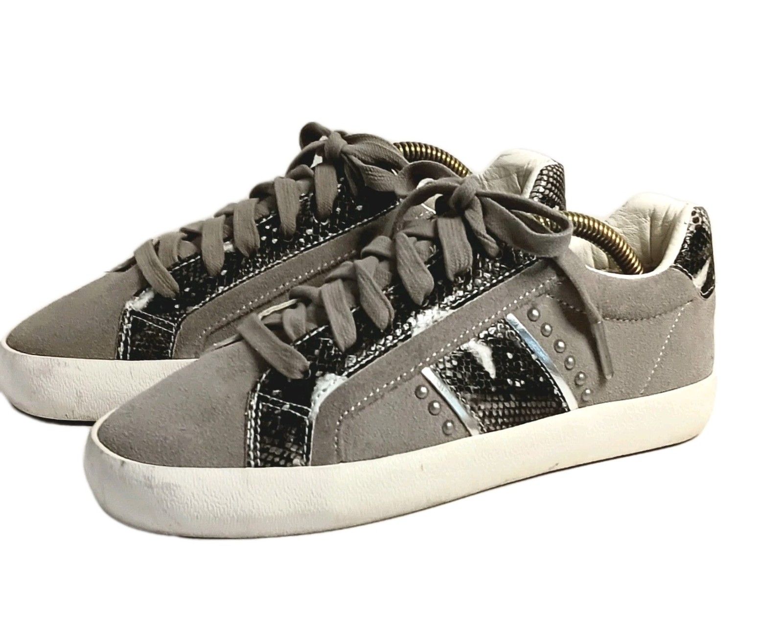 Blondo Snake Waterproof Casual Sneakers Size W 7.5 Fashionable Edgy EUC