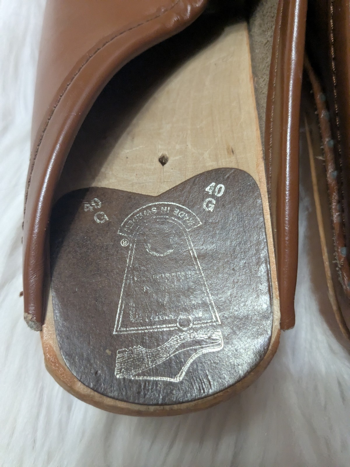 Bastad Troentorp Vtg Wright Shoes 39, 40, 8.5, 9 Braided Leather Clogs Swedish