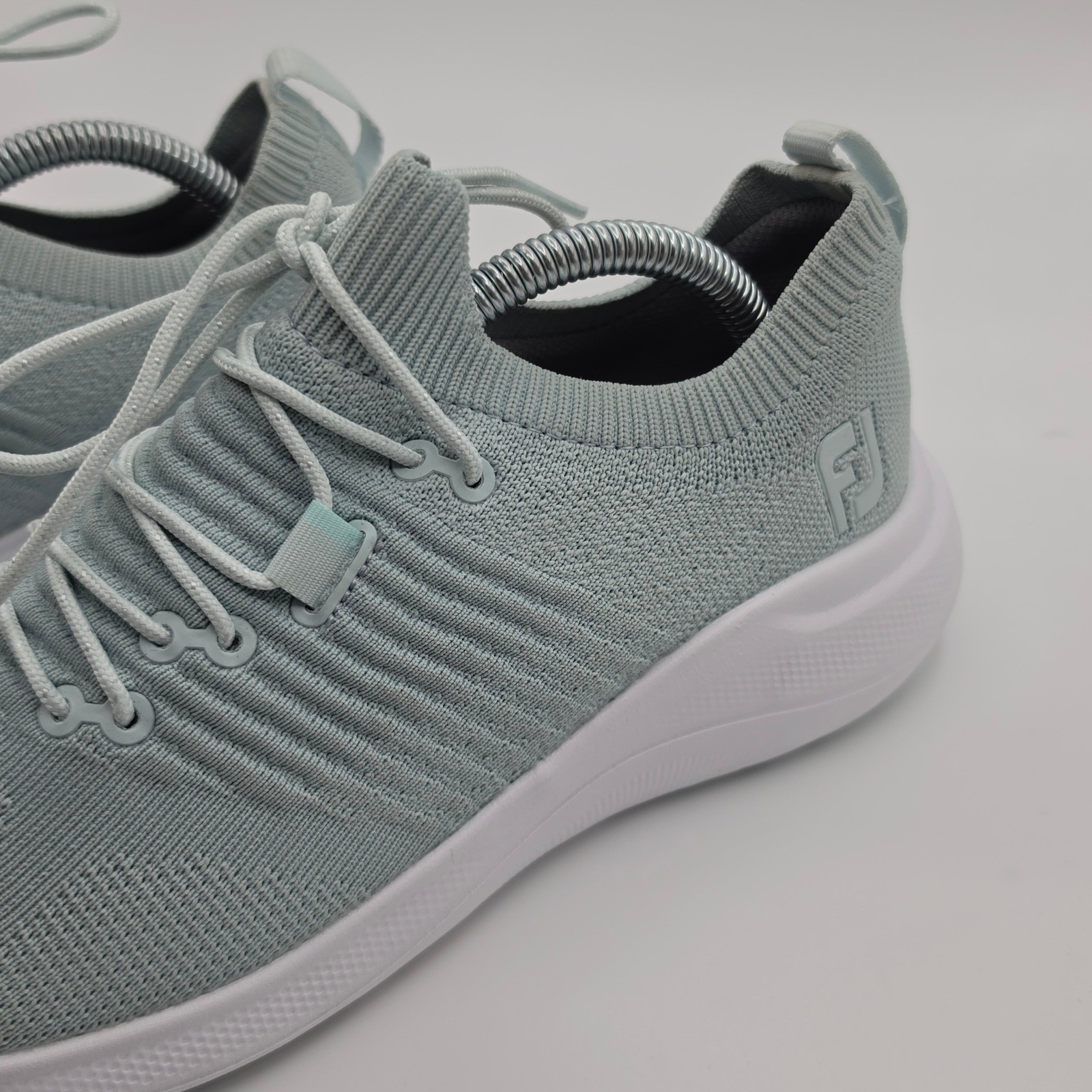 FootJoy Flex XP Golf Shoes Womens 8 Mint Green Excellent Spikeless Knit 95334