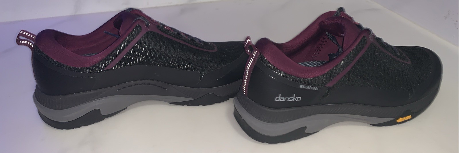 Dansko Waterproof Vibram 8 38 Makayla Black Mesh Sneaker Walking Arch 4715470240