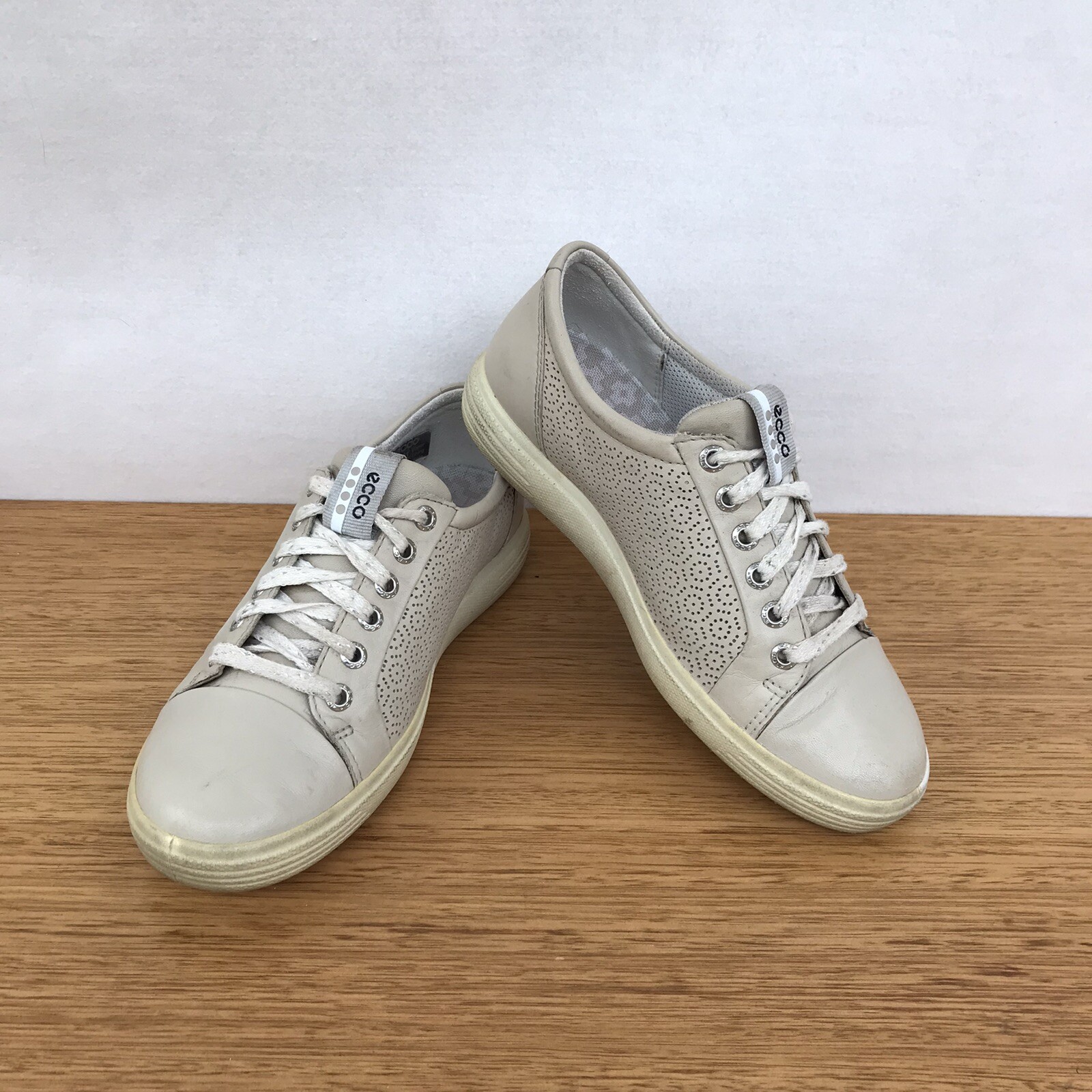 ☘️ Womens Ecco Golf Hybrid 2 Hydromax Leather Sneakers Walking Shoes Size 37 6