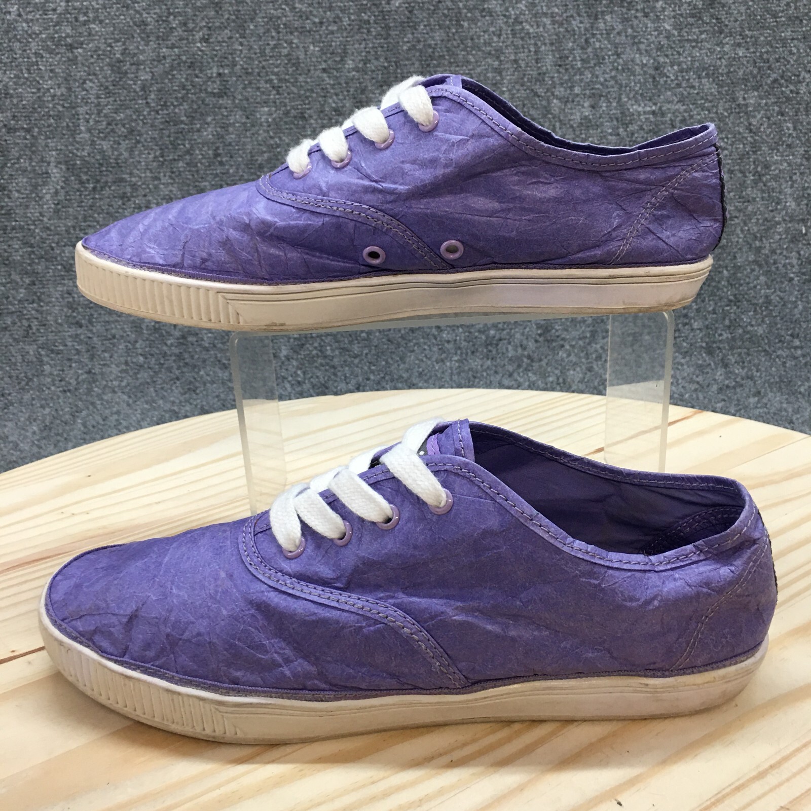 Civic Duty Shoes Womens 9 Walking Sneakers Purple Lace Up Low Top Comfort Casual
