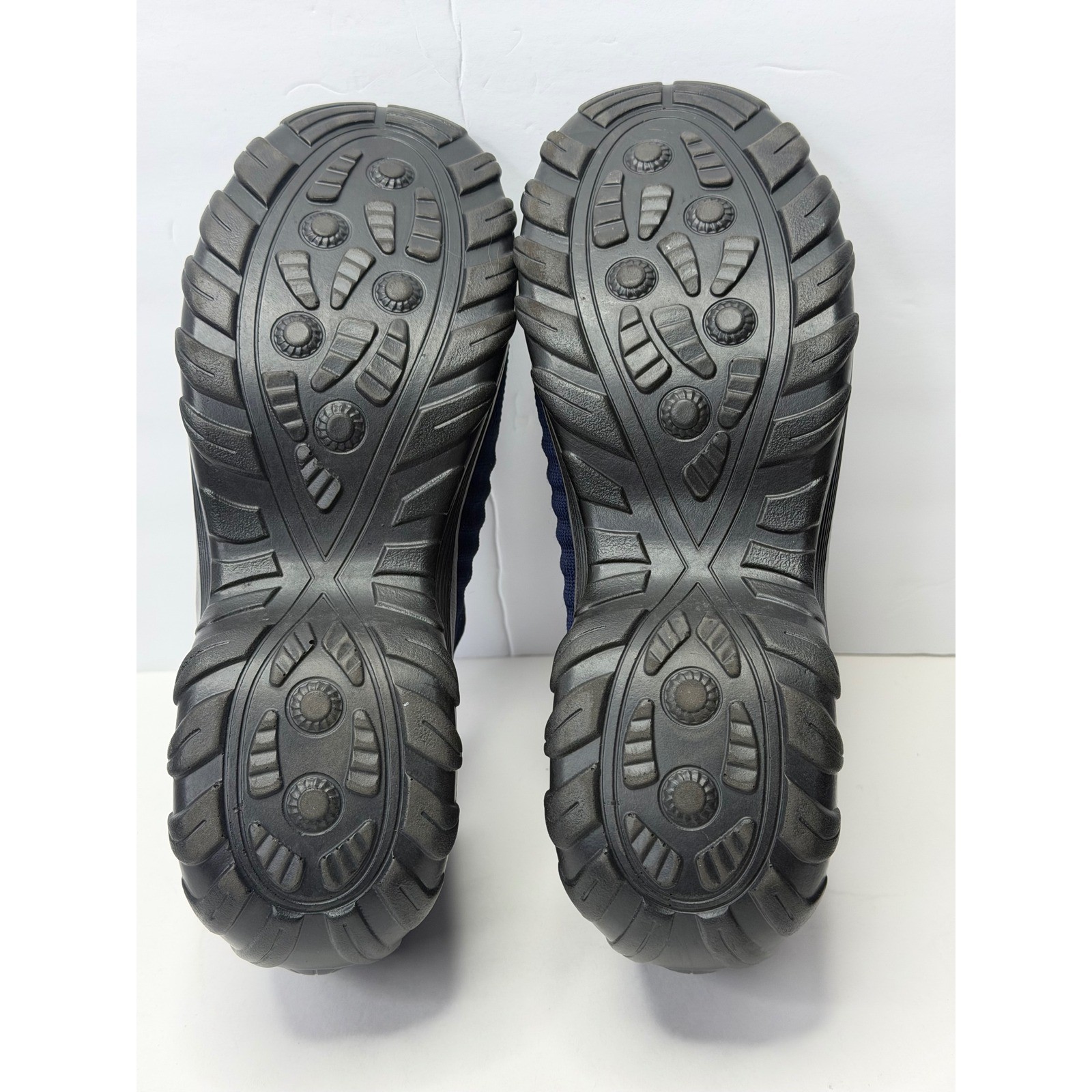 Slow Man Women’s Walking Shoes Sock Sneakers Navy Blue Size 9