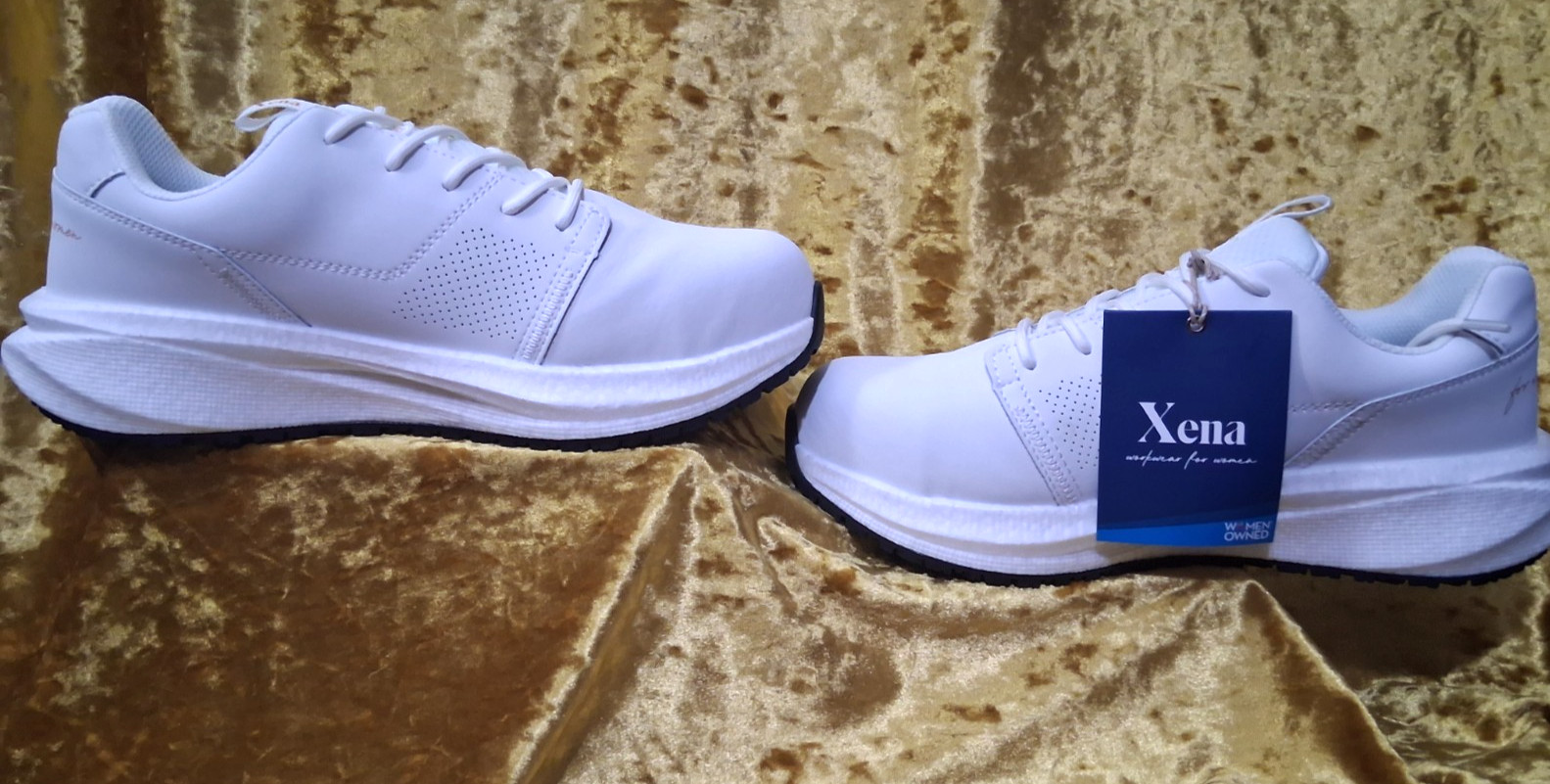 Xena Astra Women’s 11 White Composite Toe Slip Resistant PR SD Work Shoes