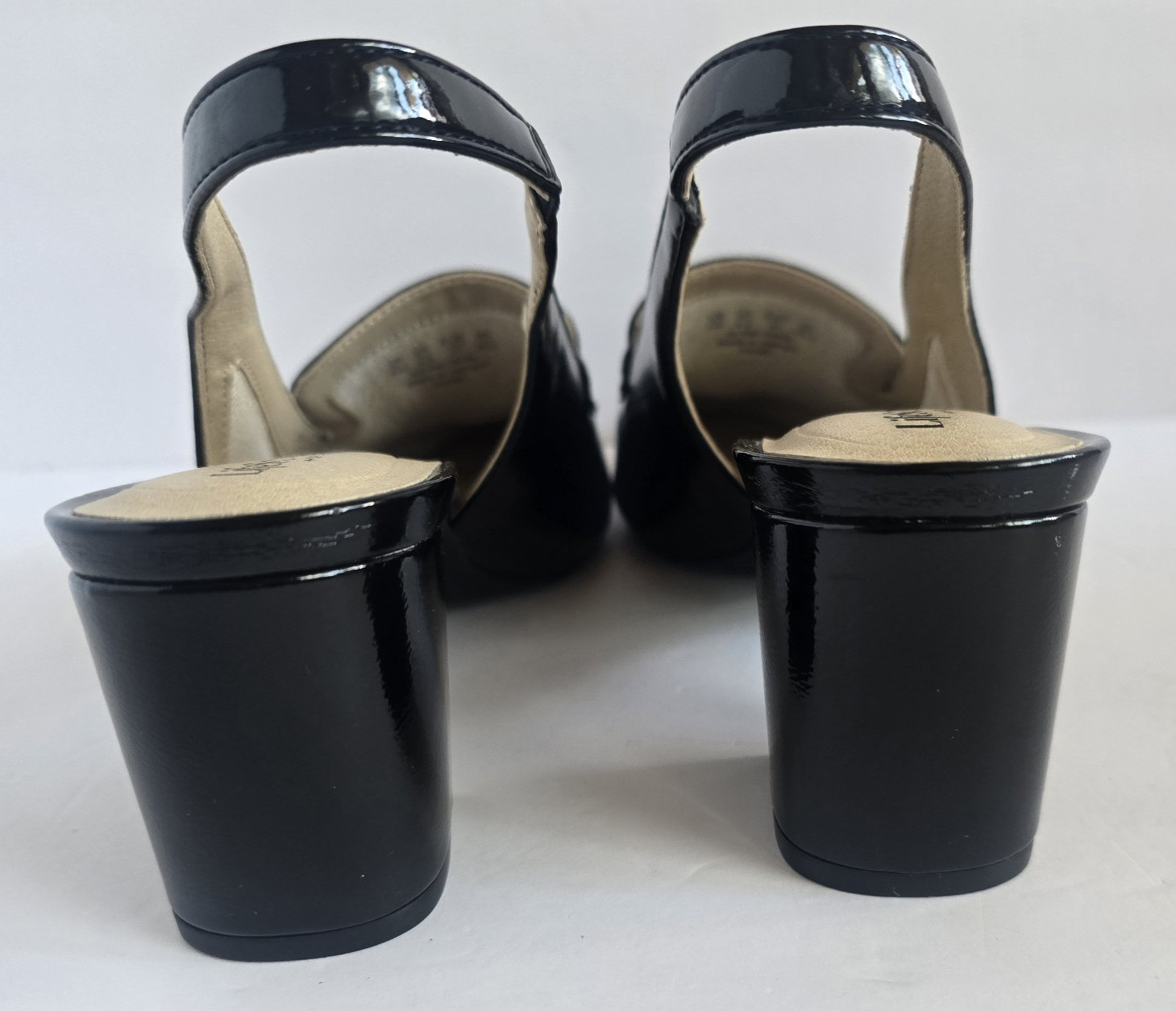 LifeStride Angel Pointed Toe Comfort Block Heel Slingback Pumps Size 7 Wide NIB