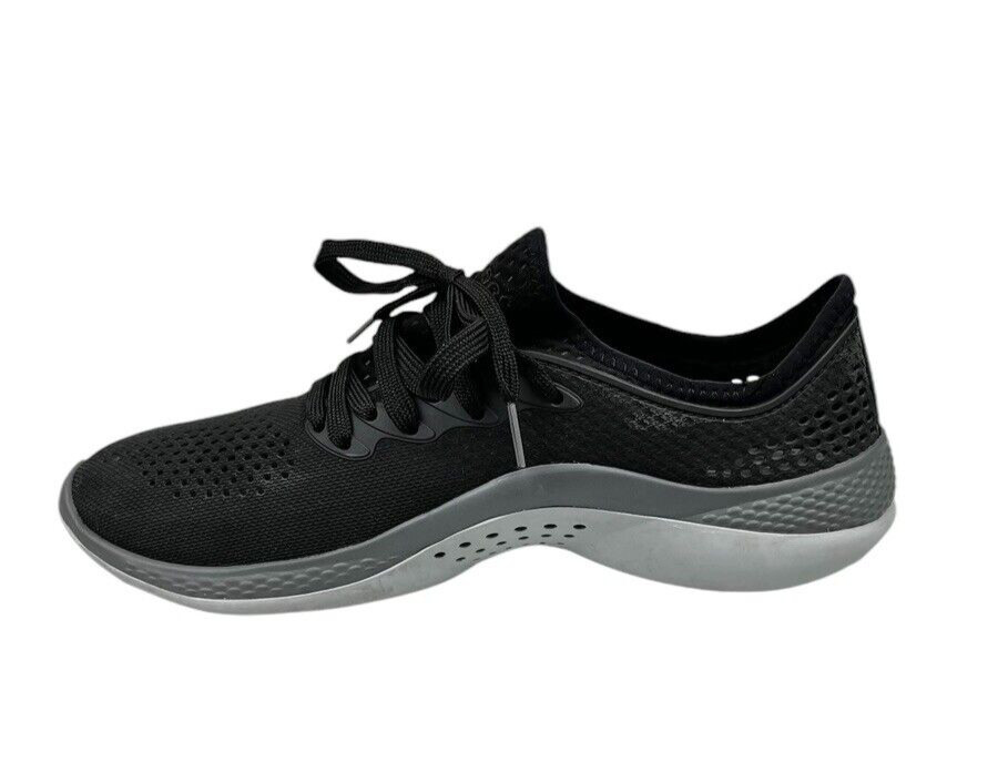 Crocs LiteRide 360 Pacer Sneakers Shoes Women’s Size 10 Black Slate Gray 206705
