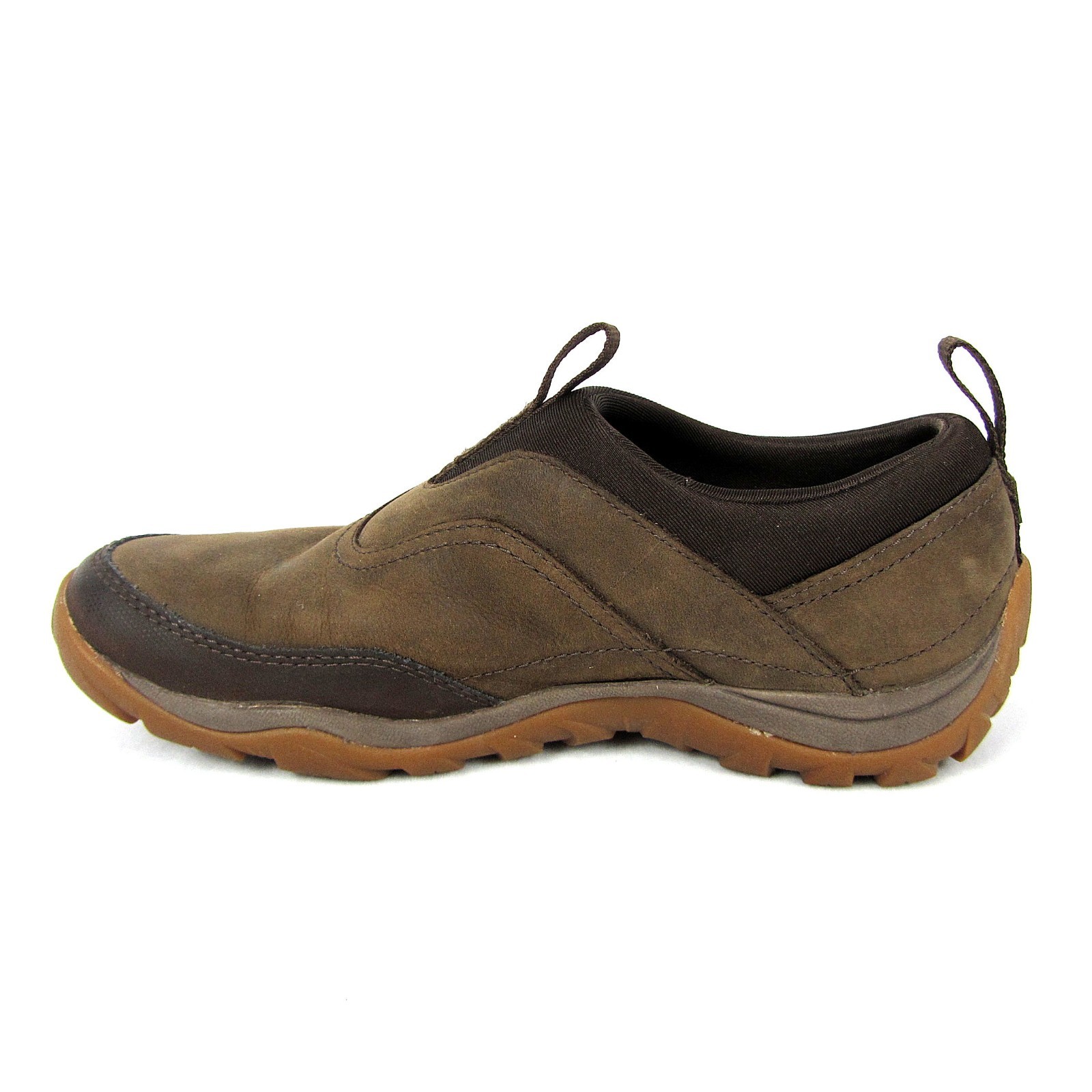 Merrell Bracken Womens Brown Insulated Nubuck Shoes Slip On Waterproof Sz 7 VGC