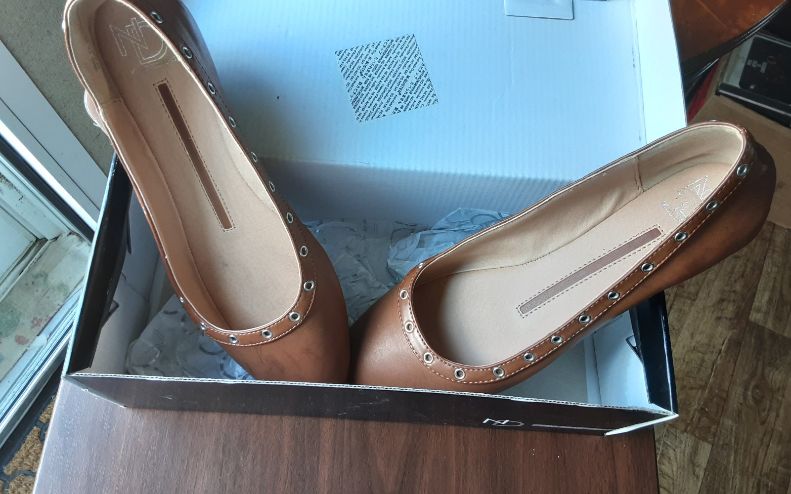 Preowned women New Directions shoes Brown all man made materials 7.5 China