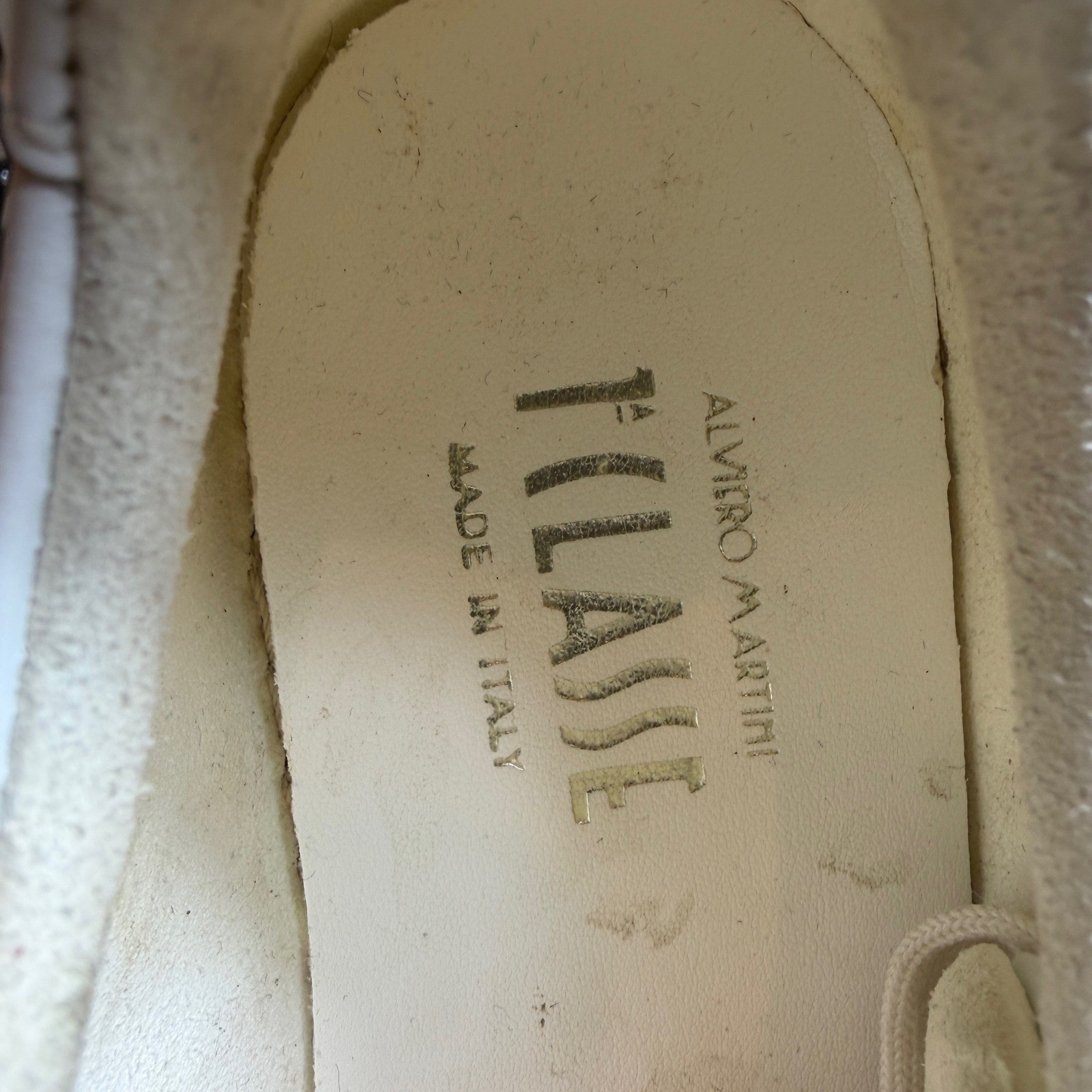 Alviero Martini 1ª Classe White Leather Sneakers EU 38 Made in Italy Luxe