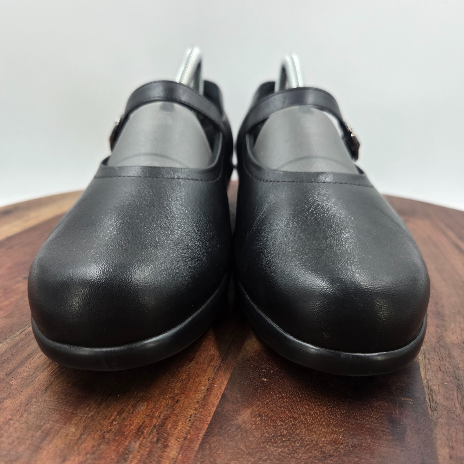 SAS Maria Shoes Women’s 10.5M Black Leather Comfort Mary Jane Loafers Orthotic