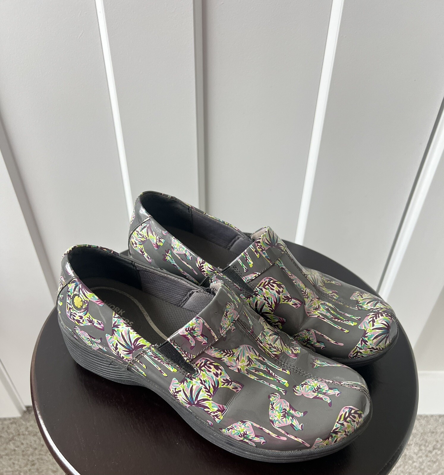 Womens Work Wonders by Dansko Clog US 9 Animals Slip Resistant Nursing Shoes