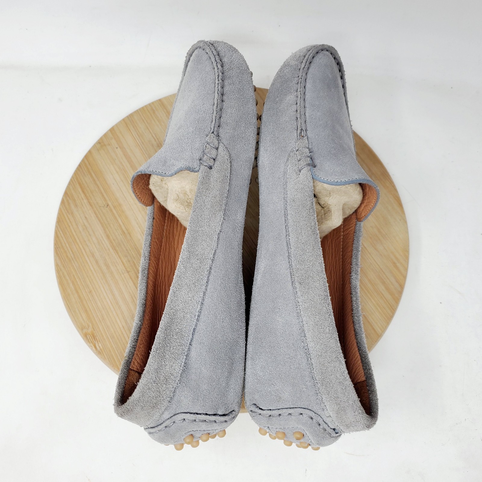 M Gemi The Felize Shoes Womens 38.5 Suede Slip On Driving Loafer Comfort Classic