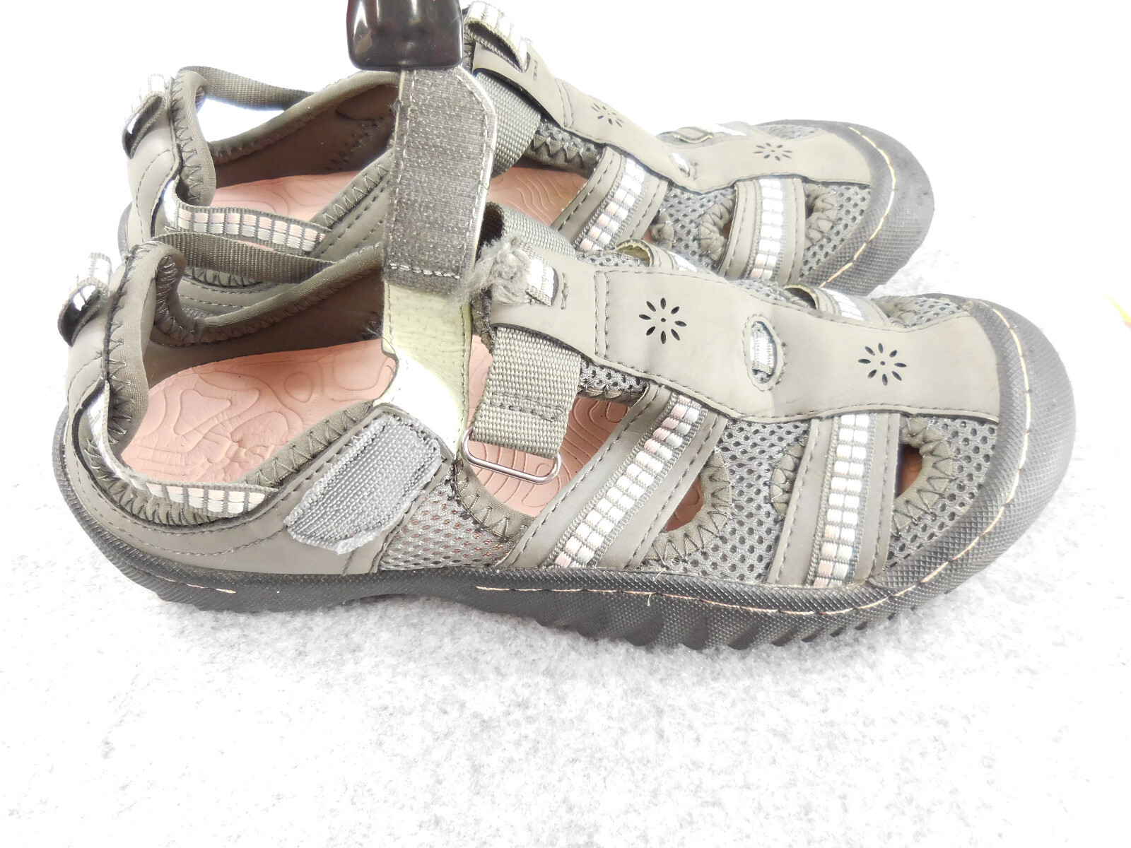 JSport by Jambu Regatta Shoes Women 7M Gray Vegan Slip Resistant Water Flats