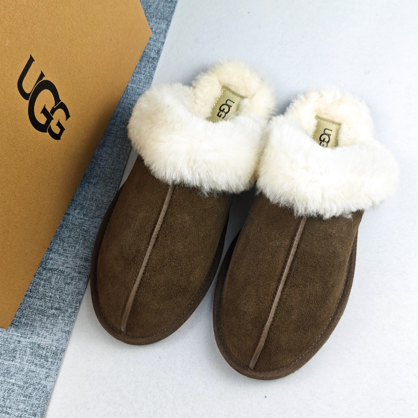 UGG Scuffette II Espresso Women’s Winter Sheepskin Slippers US 6-11