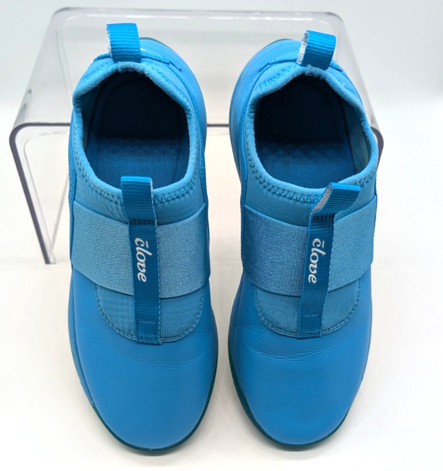 Clove Women’s Slip On Nursing Shoes Sz 8 Capri Blue Comfort Healthcare Sneakers