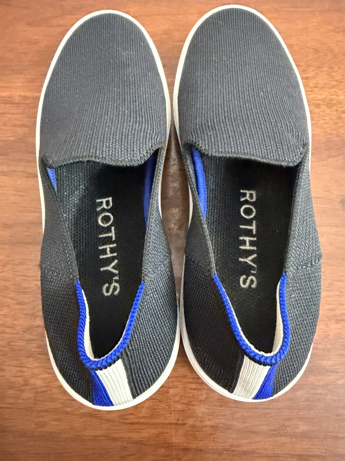 Rothy’s Women’s Black The Original Slip On Sneaker Size 7 $99