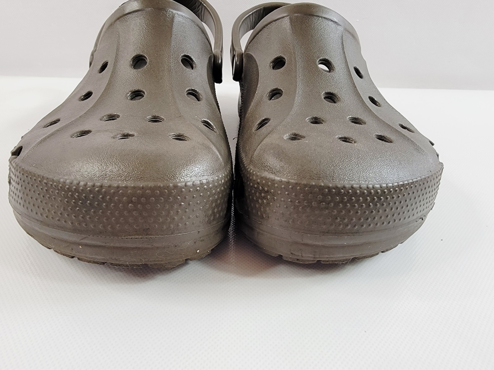Crocs Baya Espresso Brown Unisex Adult M 9 W 11 Cutout Design