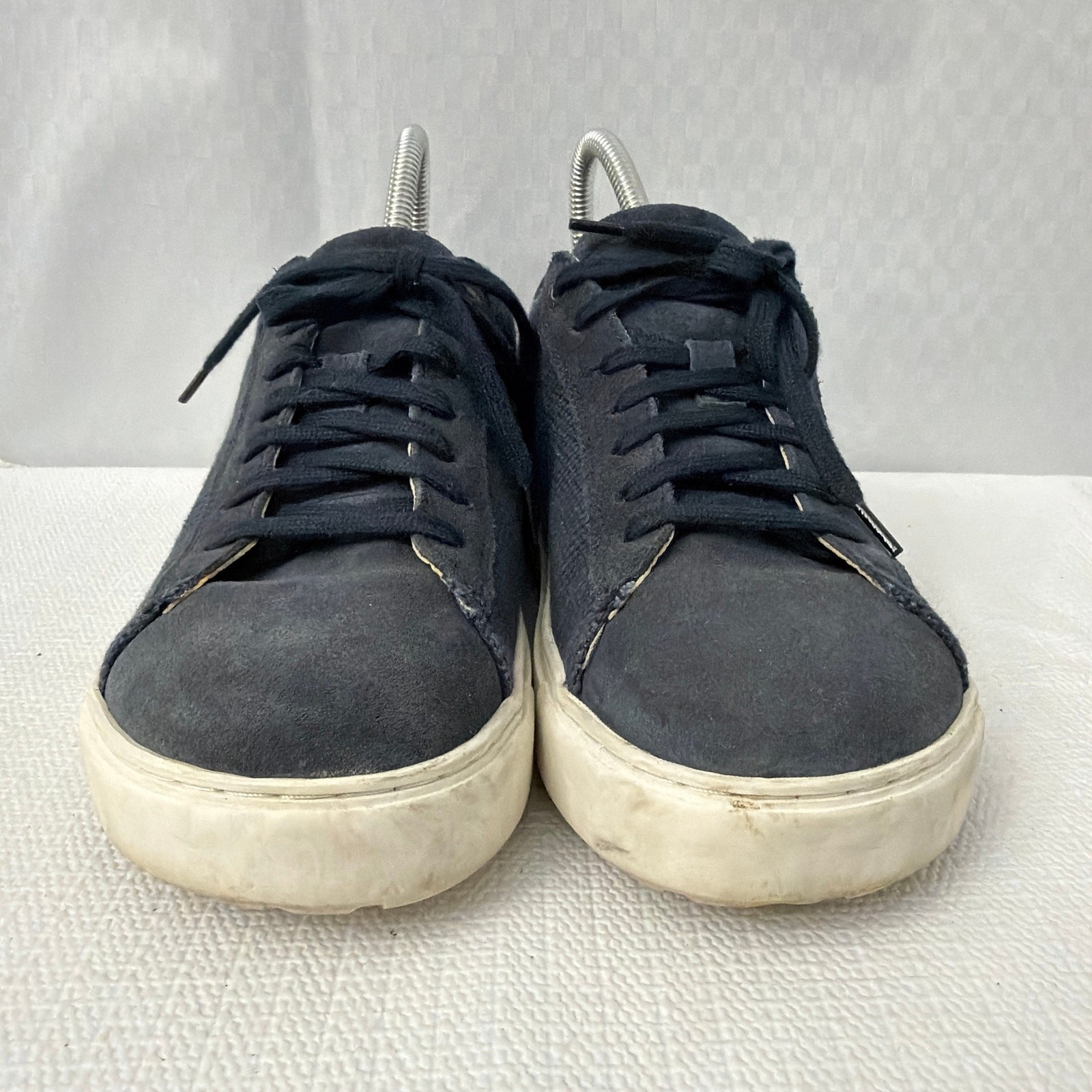 Birkenstock Shoes Womens Size 8 Narrow Bend Low Blue Suede Canvas Sneakers