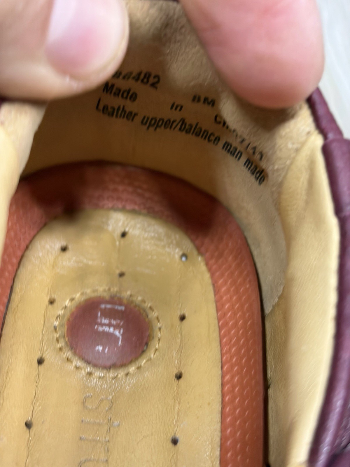 Clark’s Unstructured Un Loop Red Leather Slip On In Dress Shoe Red Women 8 M