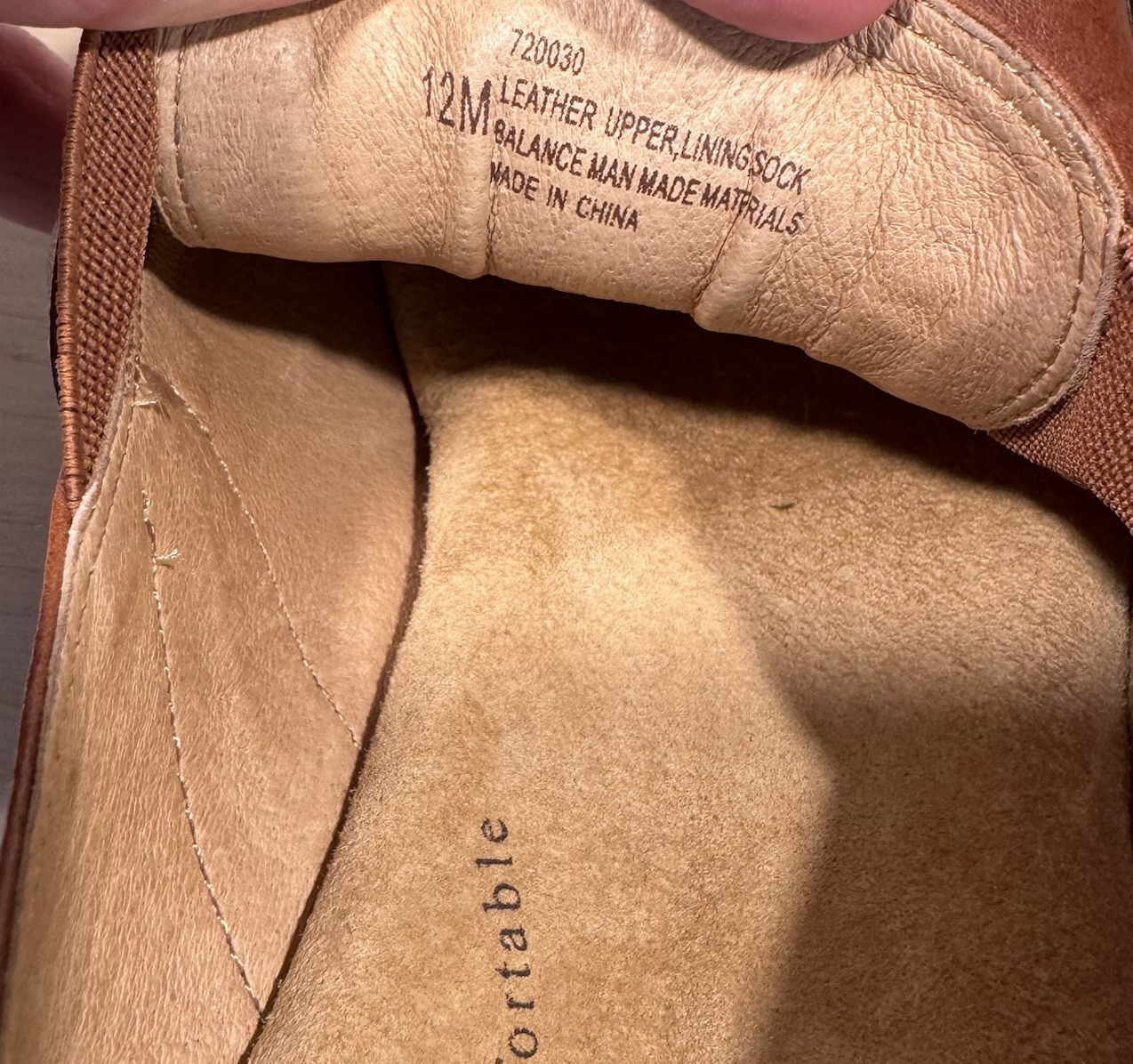 Softspots Story Women’s 12M Brown COGNAC Leather Mary Jane CLOG Comfort 12 M