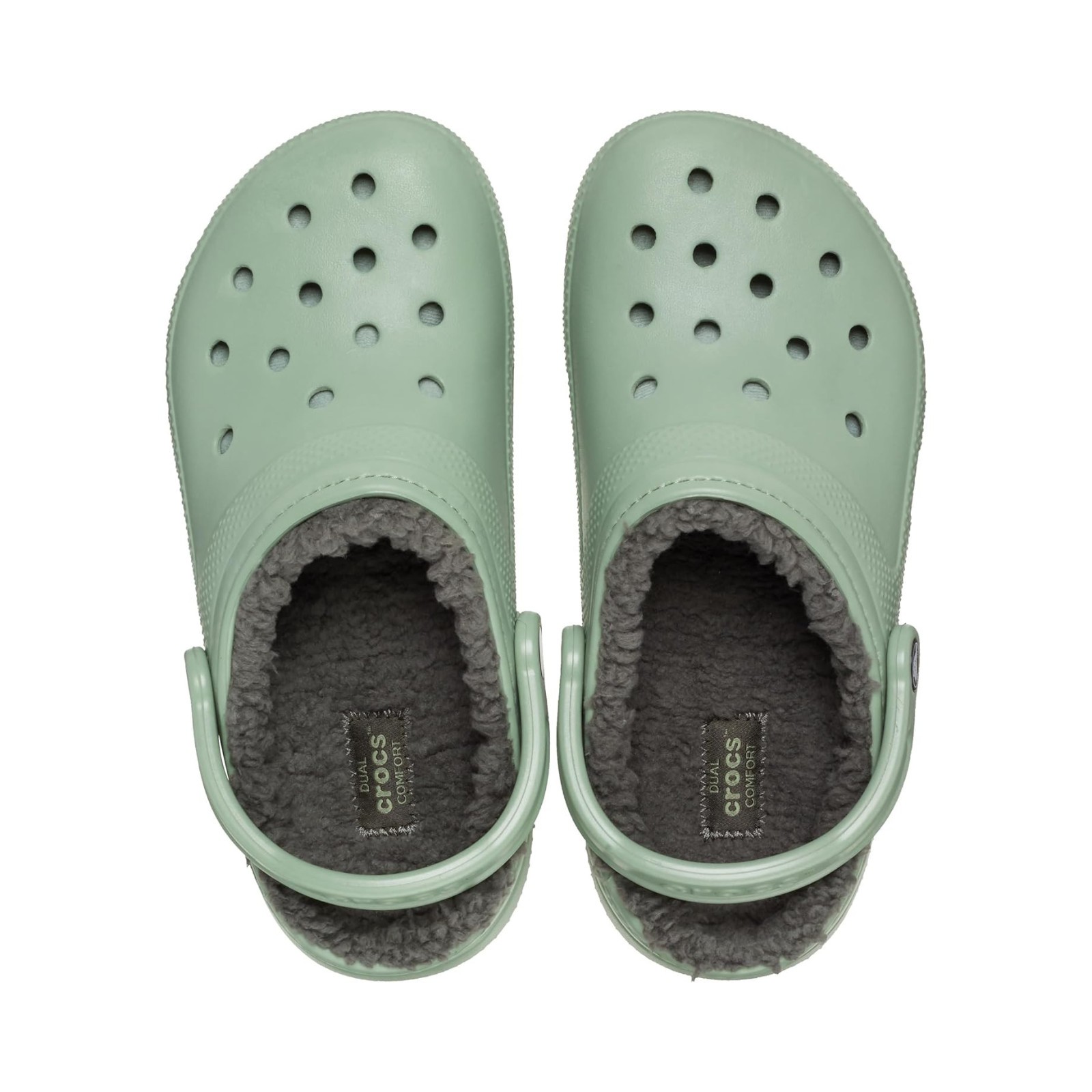 NEW Crocs Unisex M6/W8, M7/W9, M8/W10 Classic Lined Clog – Moss/Multi