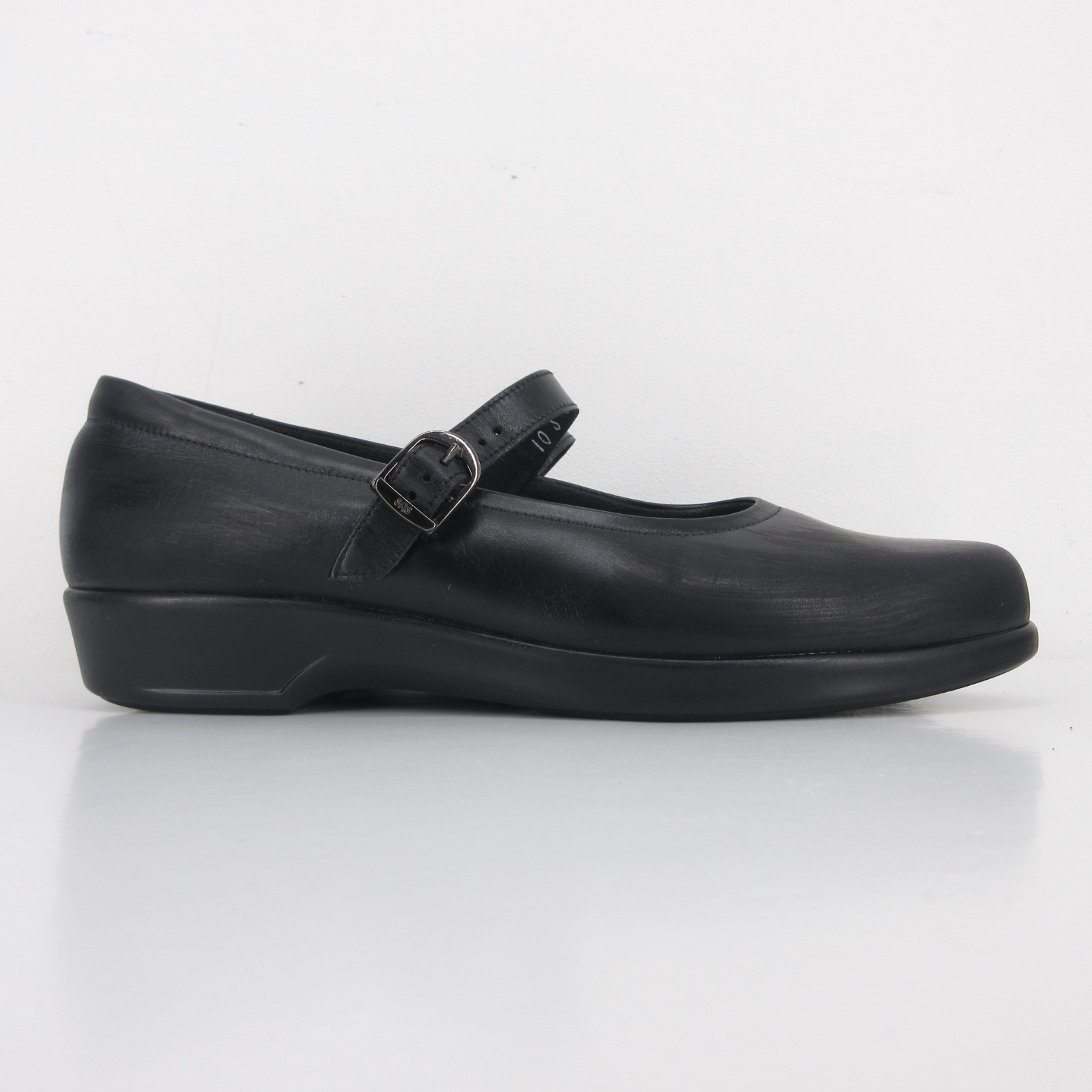 SAS Maria Mary Jane Loafers Slim Shoes Womens Size 10 S Black Leather Orthotic