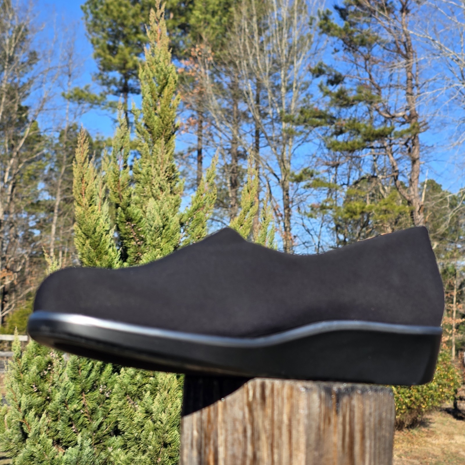 SAS Bliss Slip On Comfort Wedge Women’s Black Size 10 N ( NARROW )