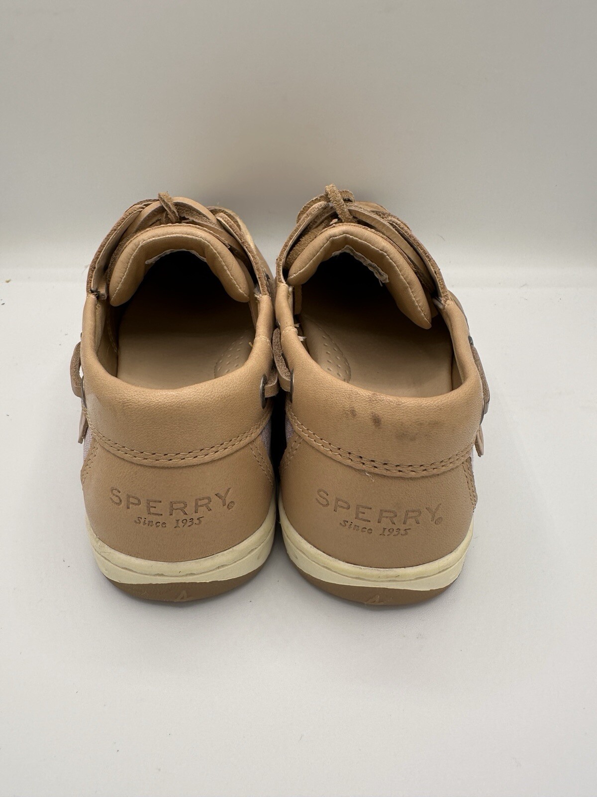 NEW Sperry Top Sider Women’s Size 8 M Koifish 2 Eye Boat Shoes Linen 88209