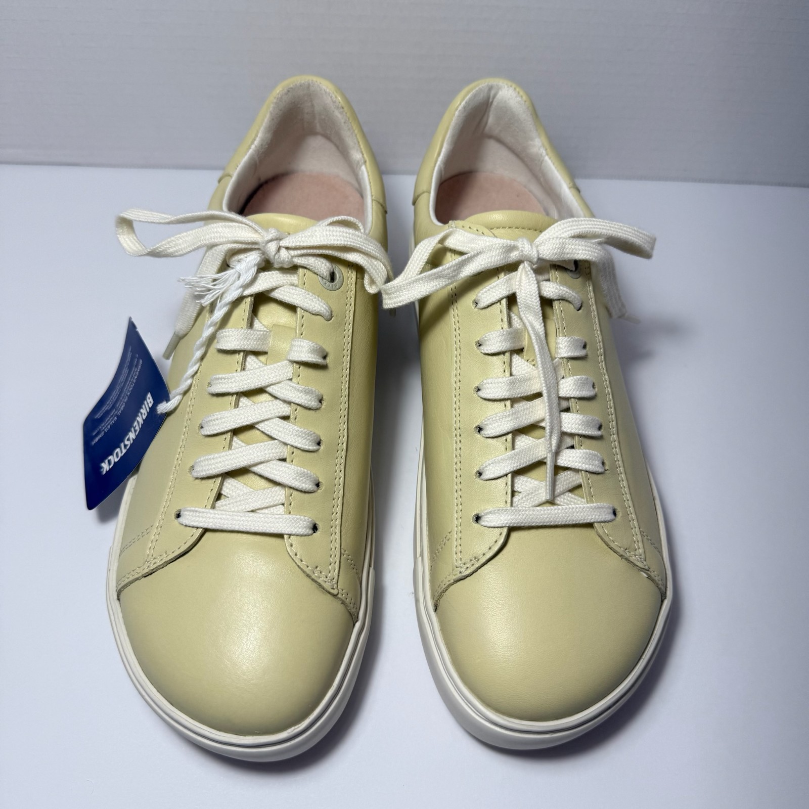 Birkenstock Bend Low Womens Shoes SZ 8 / 8.5 Comfort Butter Leather Sneakers NWT