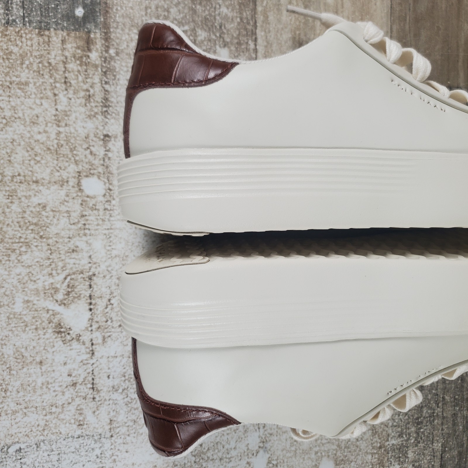 Cole Haan Grand Crosscourt Joy Womens Shoes Sz 8 B White Leather Slip On Sneaker