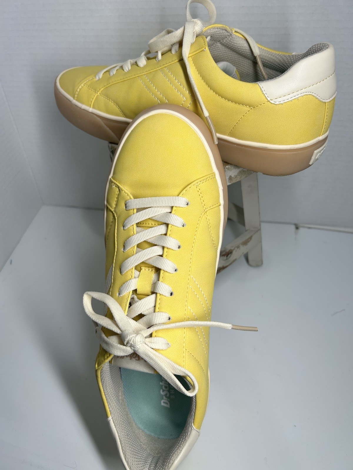 Dr. Scholl’s Offline Womens Fashion Sneakers 9M Sunset Yellow In Box Worn Once