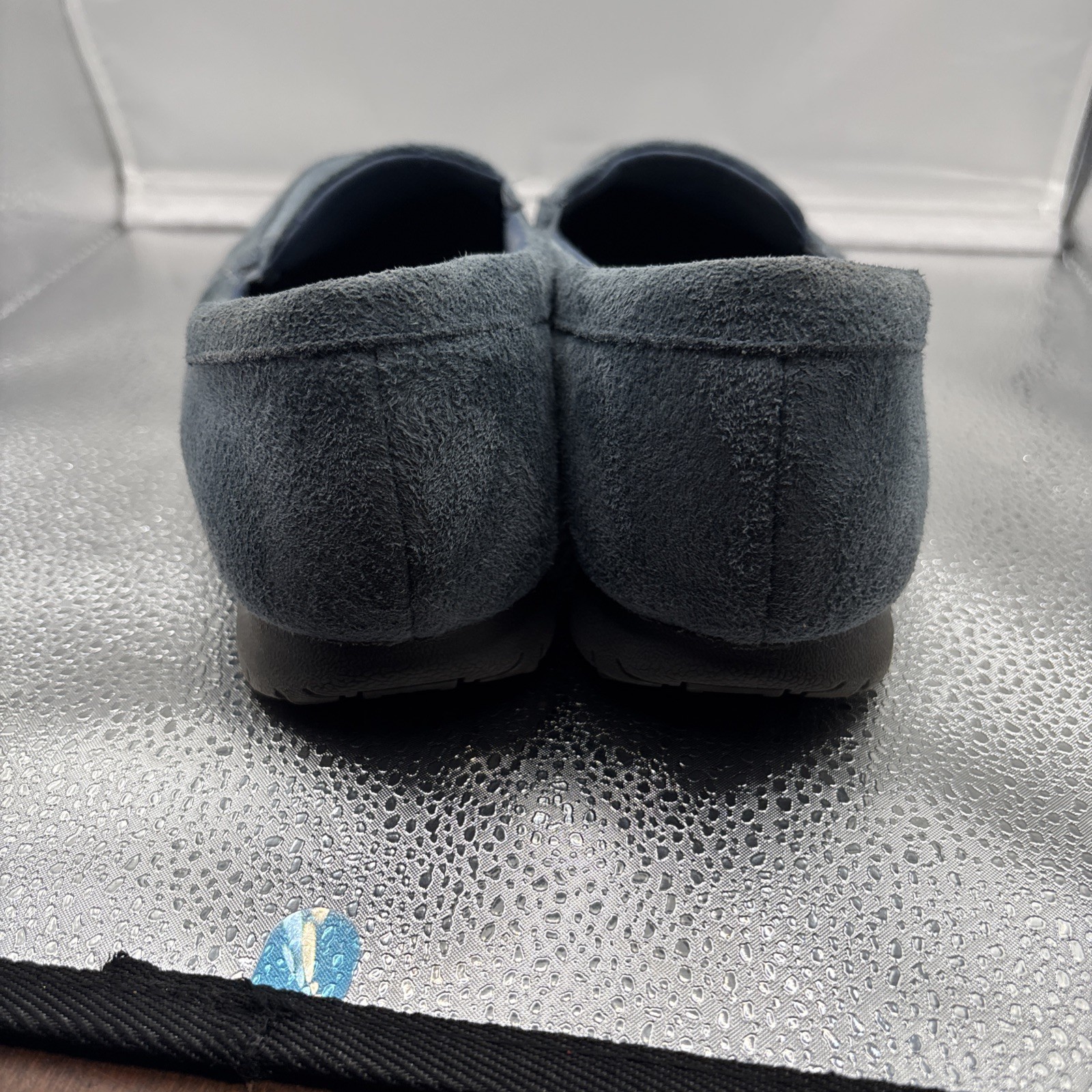 Skechers – Suede Slip-On Shoes – Bikers Of Melbourne. 10 Medium. Blue
