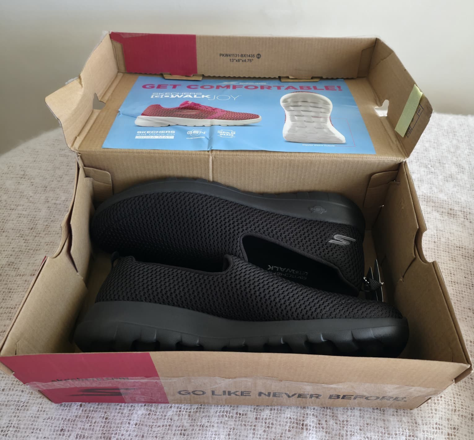 Skechers Go Walk Joy Slip-On Women’s Black Size 10 Narrow Fit NEW w/ Box