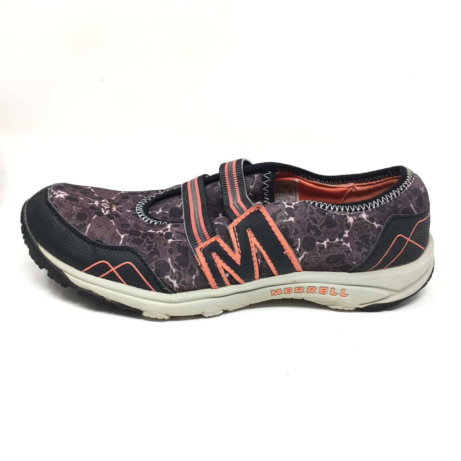 Merrell Kamori Eden Loafers Shoes Womens Size 6 US 36 EU Black Gray Orange