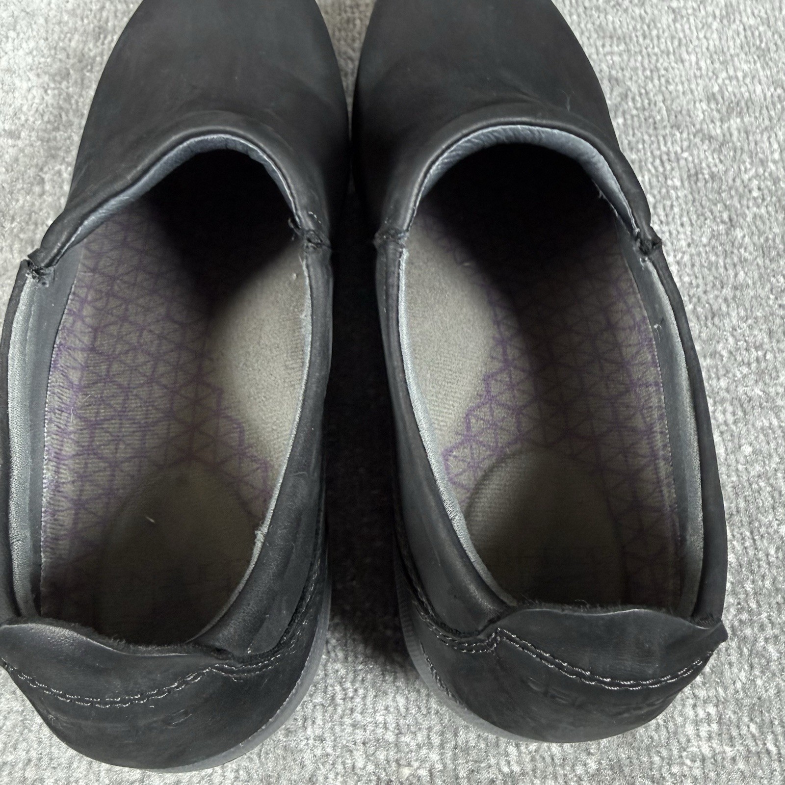 Dansko Patti Milled Nubuck Shoes Women’s EU 39 US 8-8.5 Black Slip On Waterproof