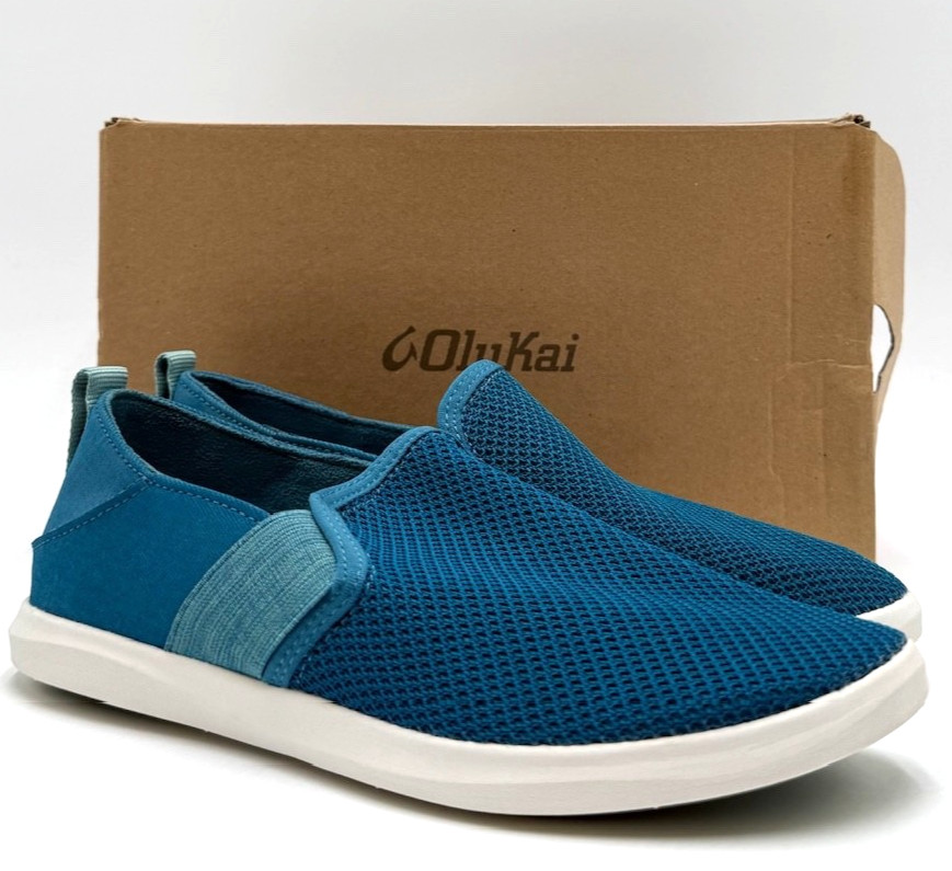 Olukai HALE’IWA Women’s NEW Casual Slip On Blue Multiple Sizes