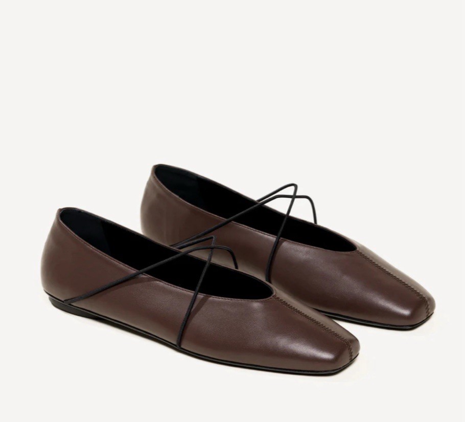 M. GEMI UNA Chocolate Nappa SZ 37 Compare At $298