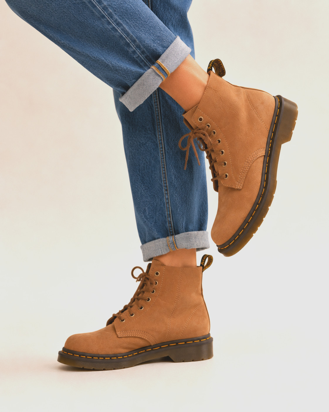 Savannah Tan ~ Dr. Martens 101 Tumbled Nubuck Ankle Boot MSRP$185 Super Comfy