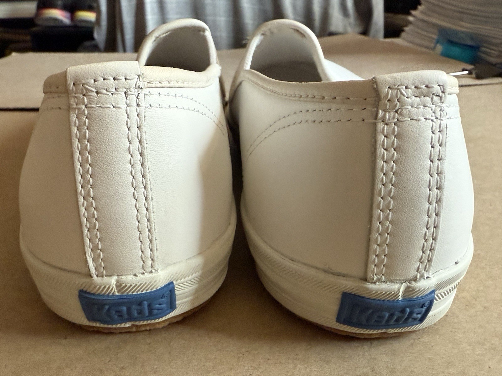 KEDS Champion Leather Slip-On M9.5 L11 – New