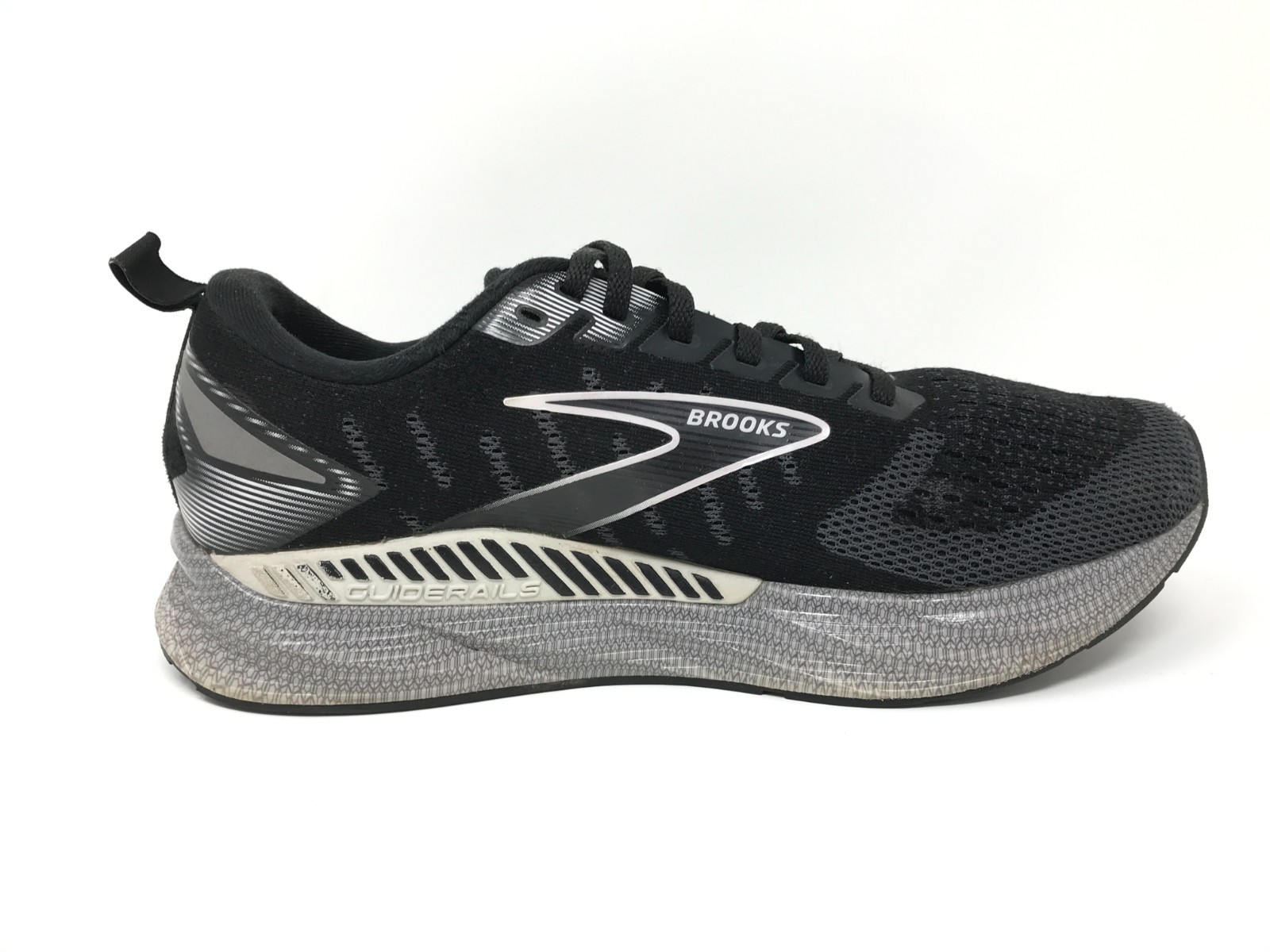 Brooks 1203841B039 Levitate GTS 6 GuideRails DNA AMP Running Women 9 Black Shoes