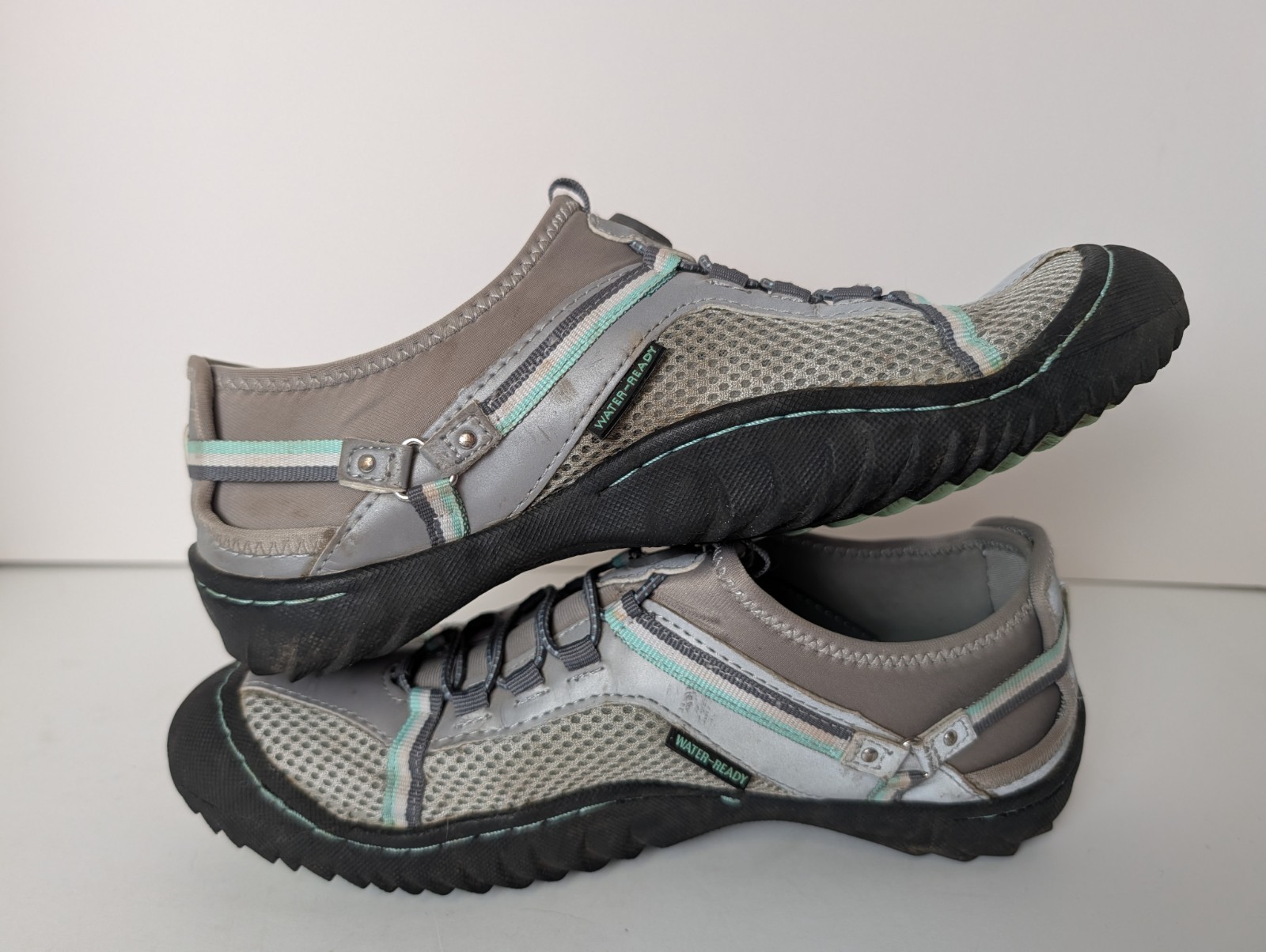 Jambu JBU Jsport J41 Women’s Water Ready Gray Teal Outdoor Shoes 7.5M