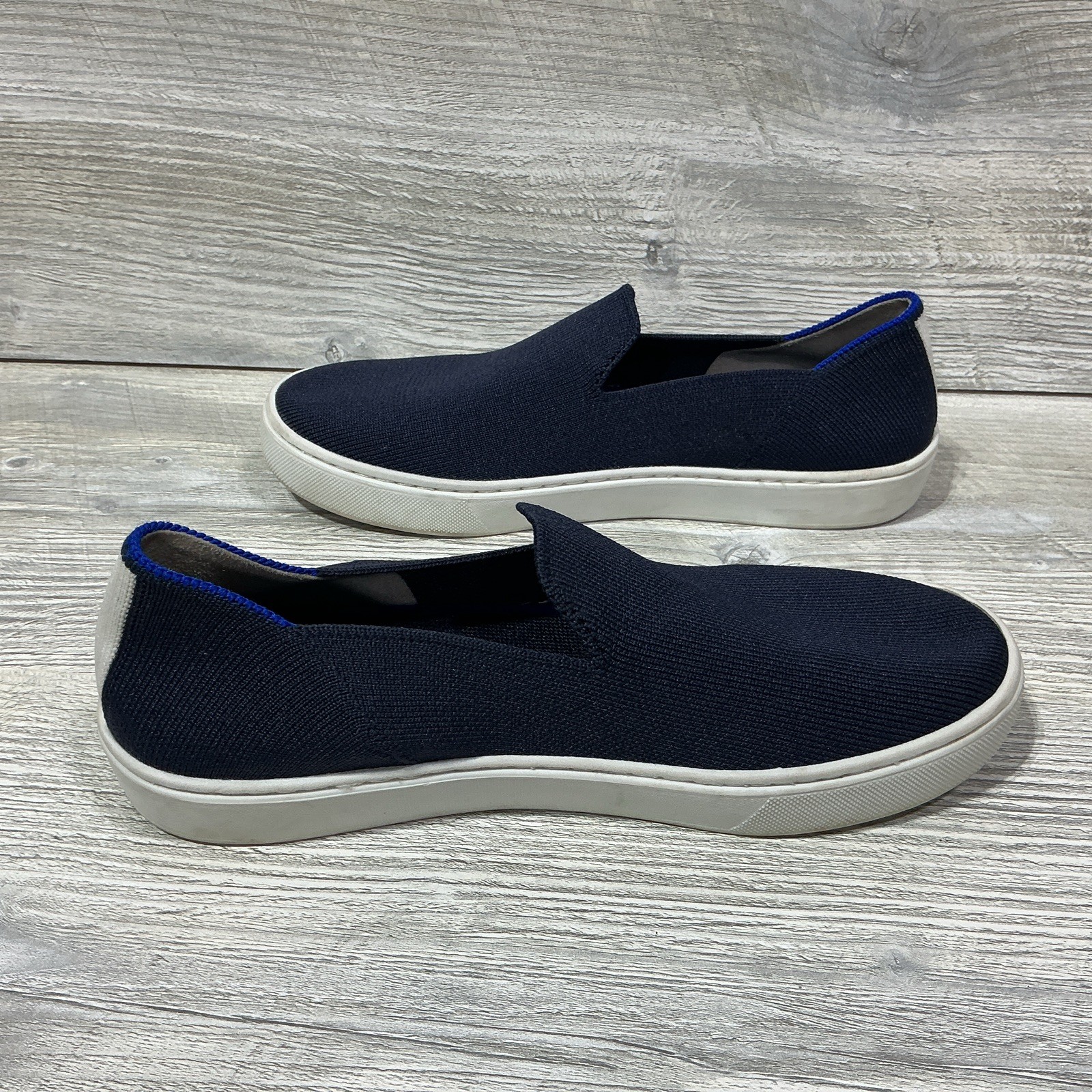 Rothy’s The Original Slip On Sneaker Women’s Casual Shoe Navy Blue Size 6.5