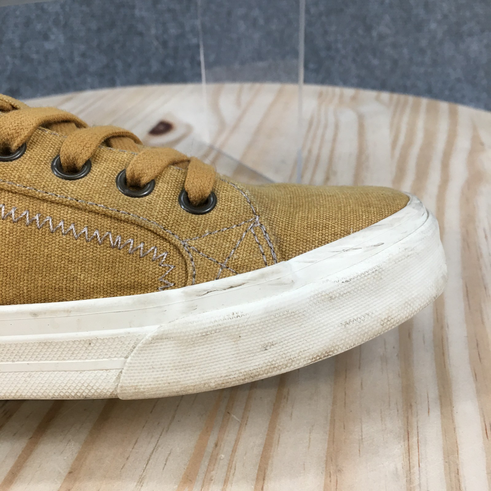 Taos Plim Soul Shoes Shoes Womens 7.5 Casual Low Top Sneakers Yellow Canvas