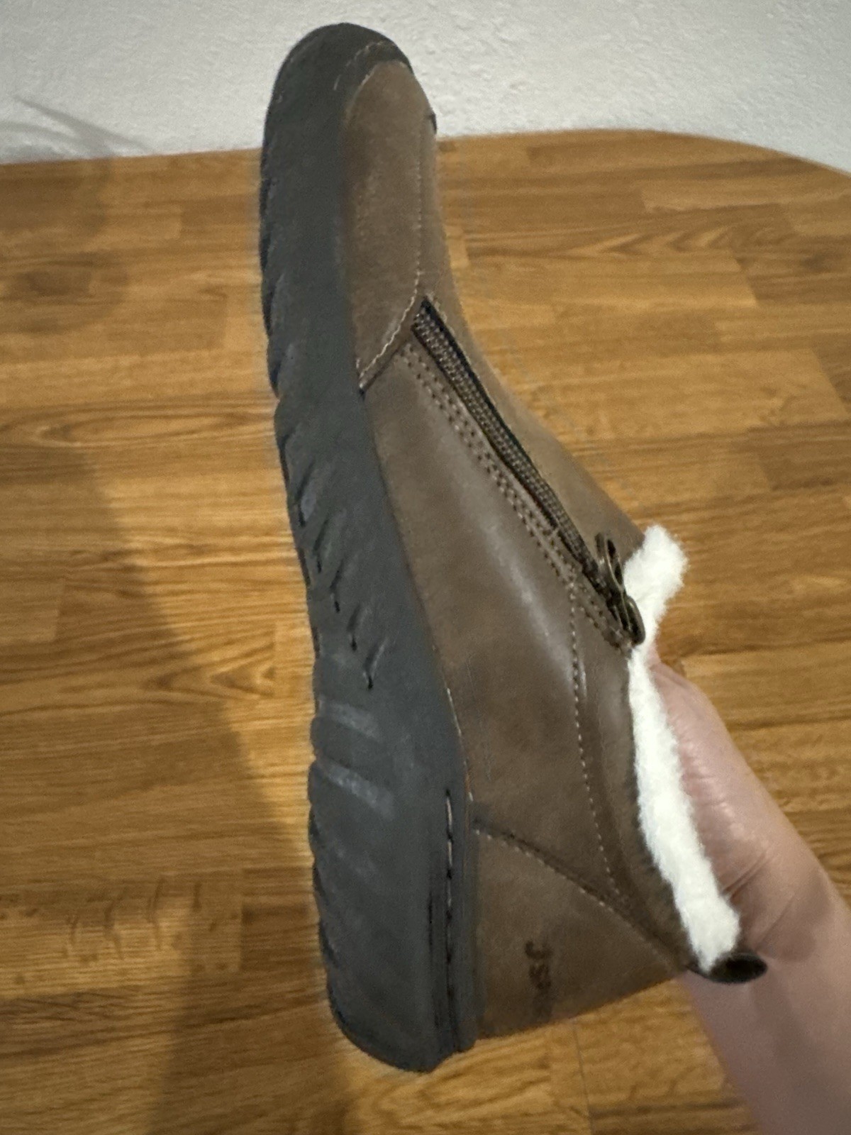 JSport by Jambu Eleno Brown Faux Fur Lined Slip On Shoes Women’s Size 9 M