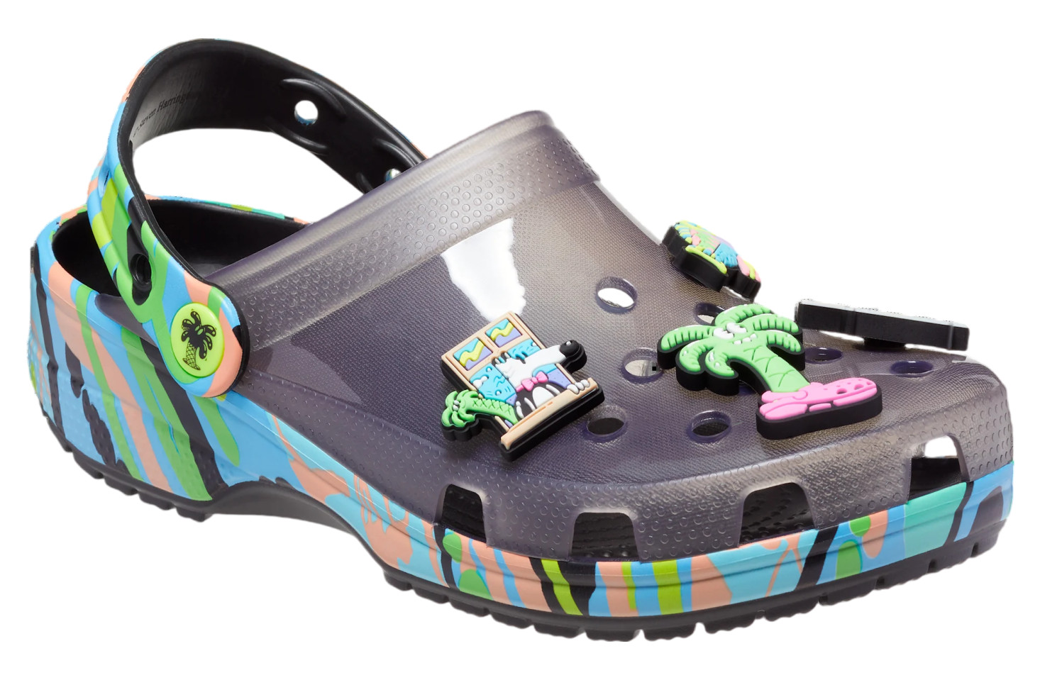 Steven Harrington Translucent Crocs Women’s Size 7
